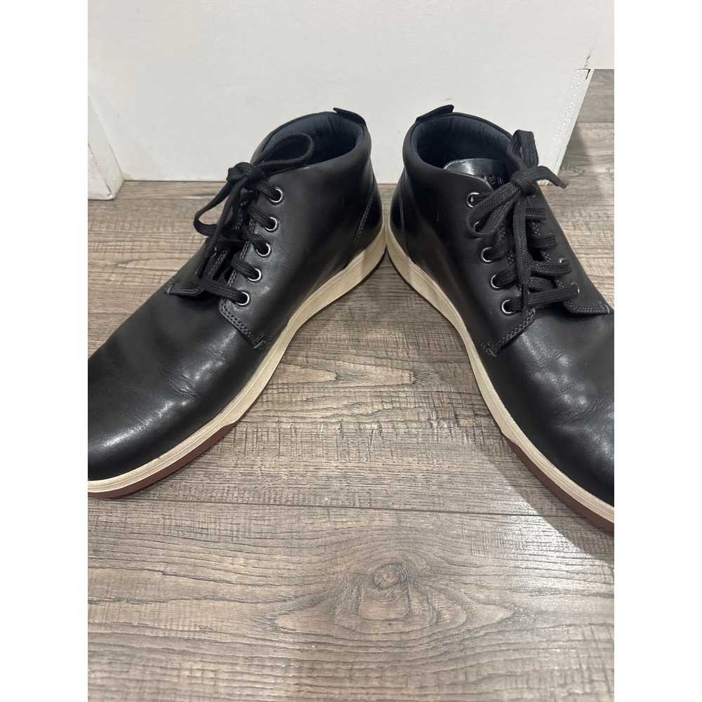 Cole Haan Mens Grand OS Black Leather Chukka Boots C32240 Sneaker Boot